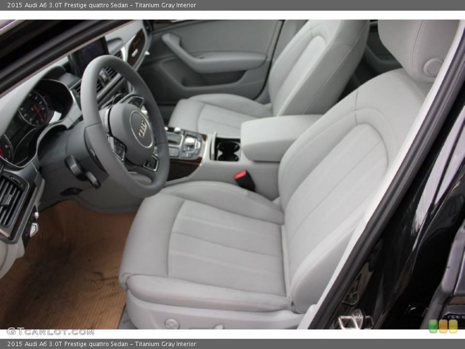 Titanium Gray 2015 Audi A6 Interiors