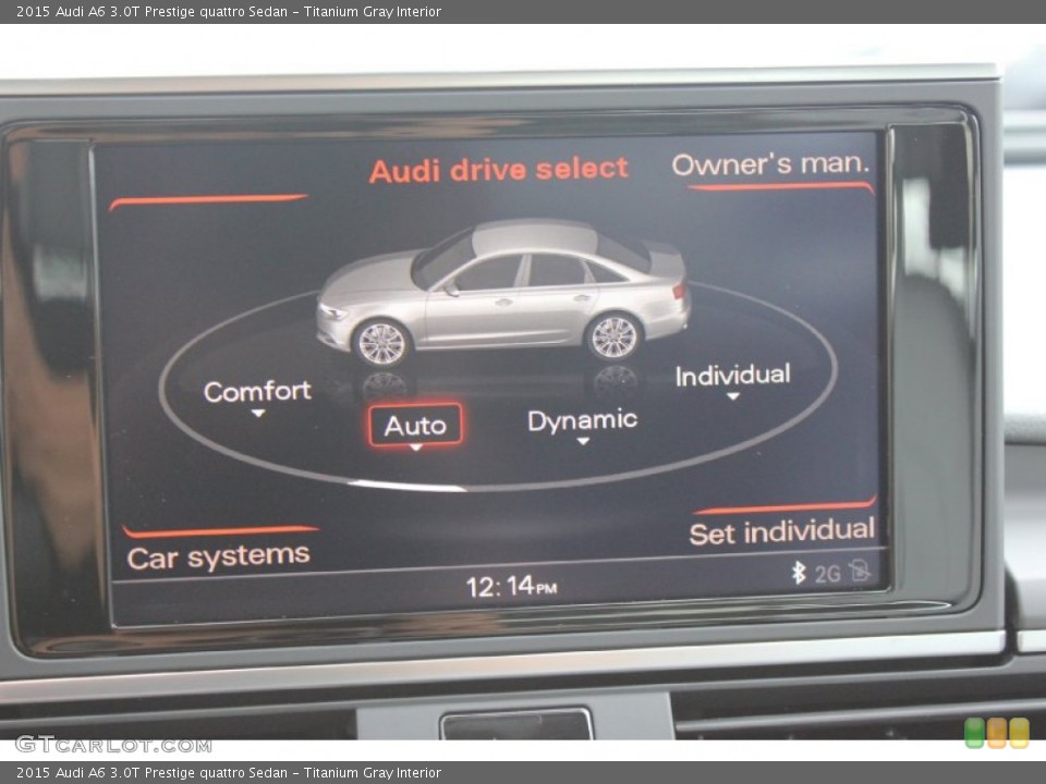 Titanium Gray Interior Controls for the 2015 Audi A6 3.0T Prestige quattro Sedan #96807641