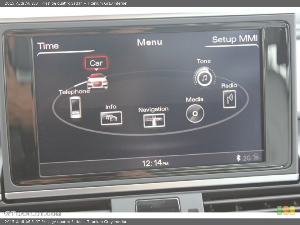 Titanium Gray Interior Controls for the 2015 Audi A6 3.0T Prestige quattro Sedan #96807665