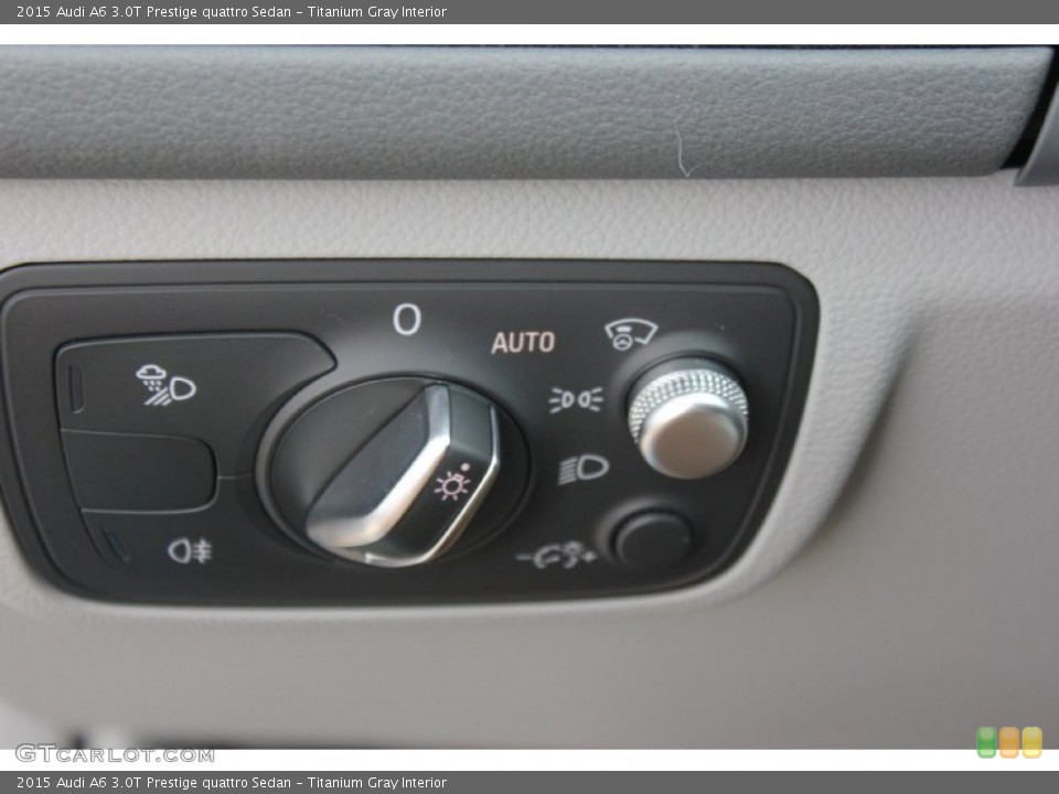 Titanium Gray Interior Controls for the 2015 Audi A6 3.0T Prestige quattro Sedan #96807710
