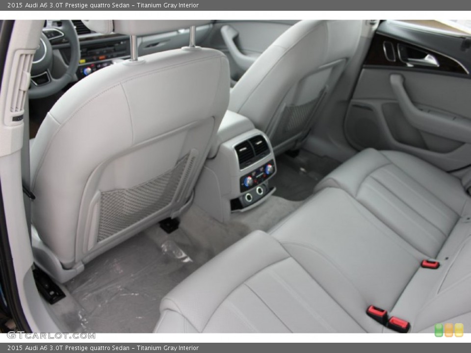 Titanium Gray Interior Rear Seat for the 2015 Audi A6 3.0T Prestige quattro Sedan #96807803