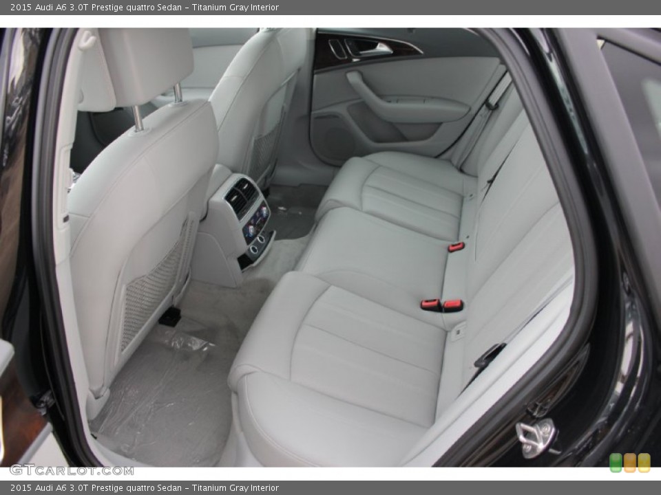 Titanium Gray Interior Rear Seat for the 2015 Audi A6 3.0T Prestige quattro Sedan #96807820