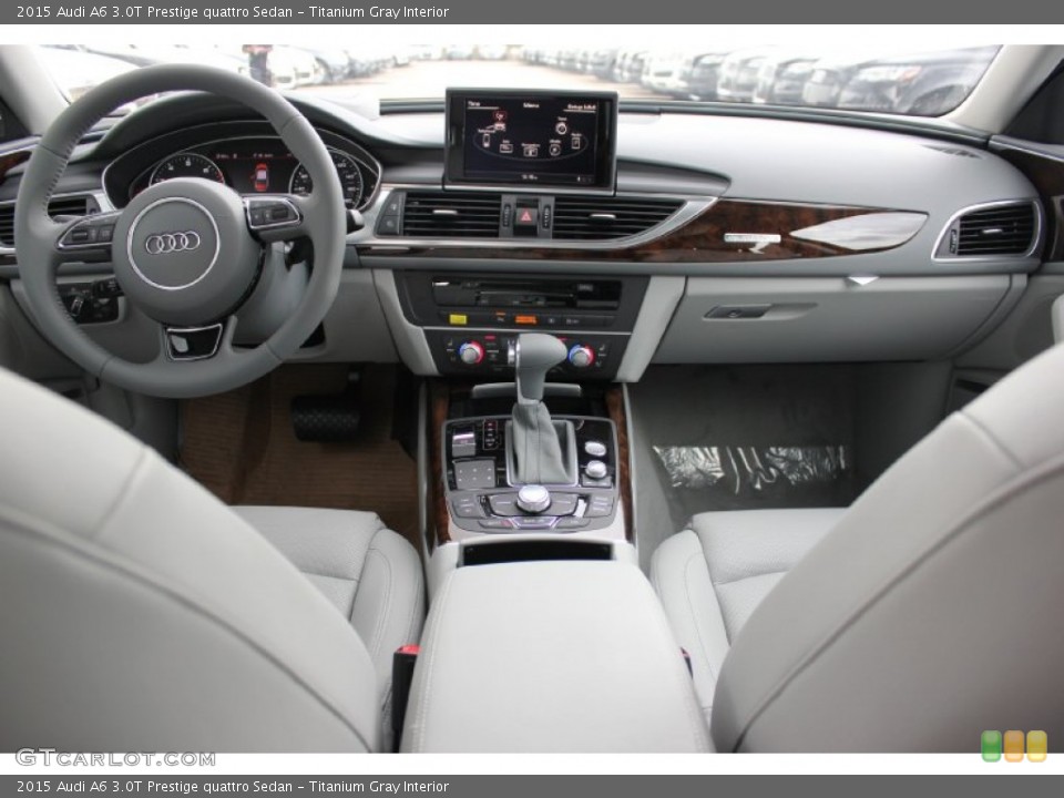 Titanium Gray Interior Dashboard for the 2015 Audi A6 3.0T Prestige quattro Sedan #96807866