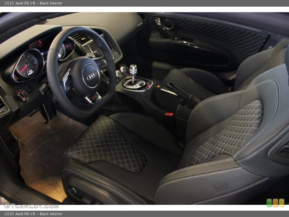 Black Interior Front Seat for the 2015 Audi R8 V8 #96809663