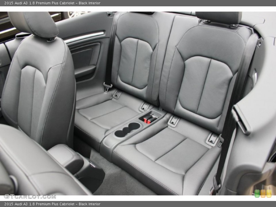 Black Interior Rear Seat for the 2015 Audi A3 1.8 Premium Plus Cabriolet #96811238