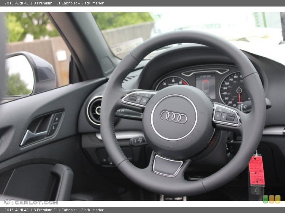 Black Interior Steering Wheel for the 2015 Audi A3 1.8 Premium Plus Cabriolet #96811286