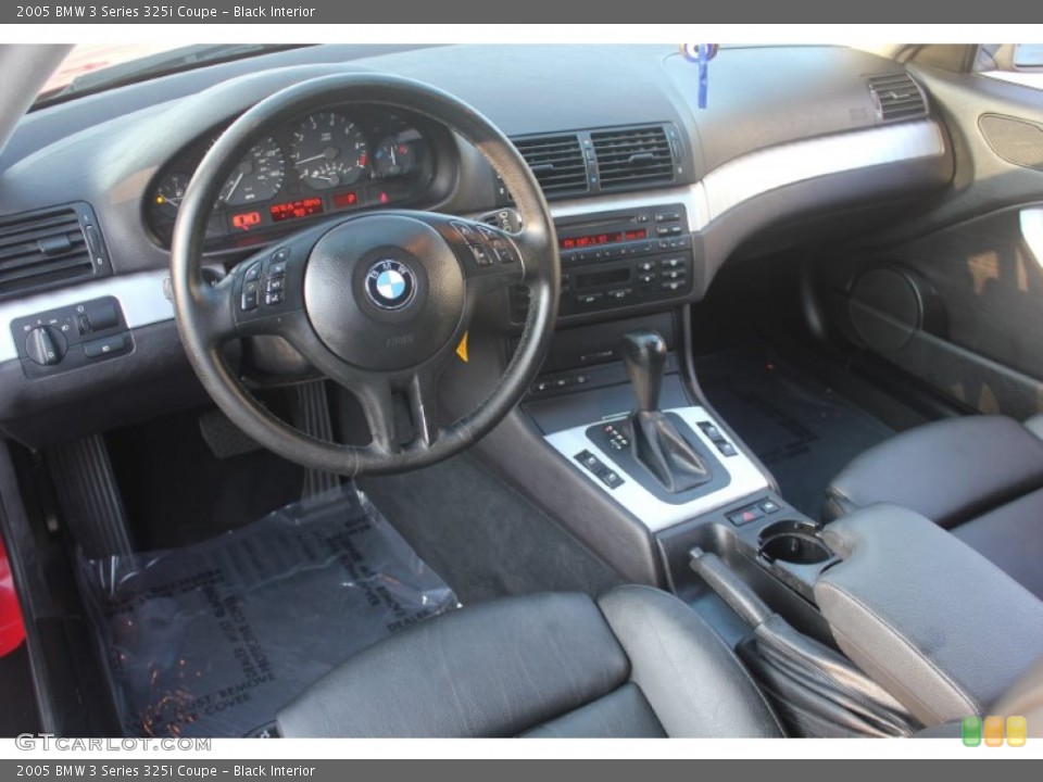 Black Interior Photo for the 2005 BMW 3 Series 325i Coupe #96820271