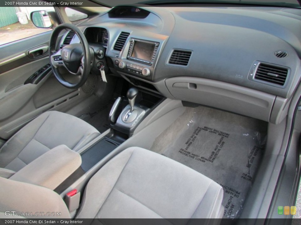 Gray Interior Photo for the 2007 Honda Civic EX Sedan #96821813