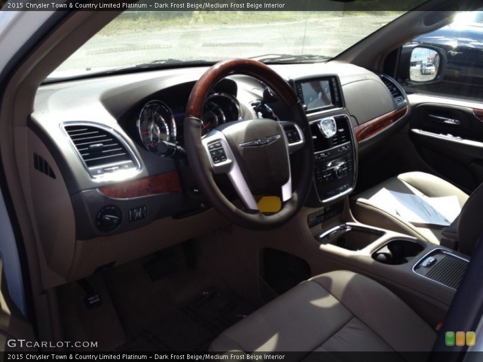 Dark Frost Beige/Medium Frost Beige Interior Photo for the 2015 Chrysler Town & Country Limited Platinum #96828916