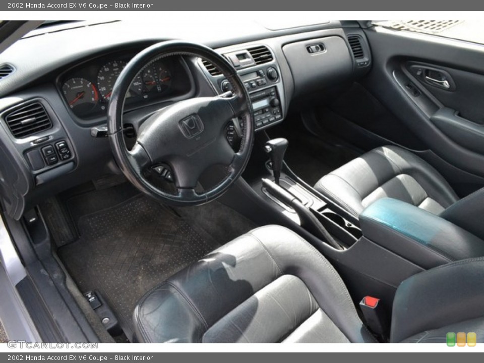 Black Interior Photo for the 2002 Honda Accord EX V6 Coupe #96832211