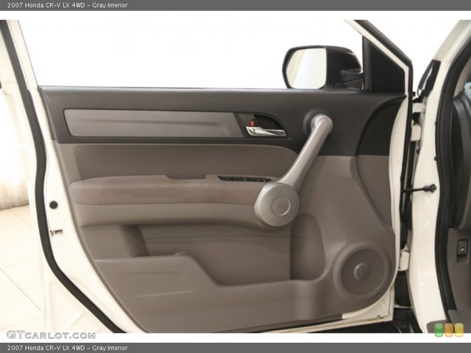 Gray Interior Door Panel for the 2007 Honda CR-V LX 4WD #96847490
