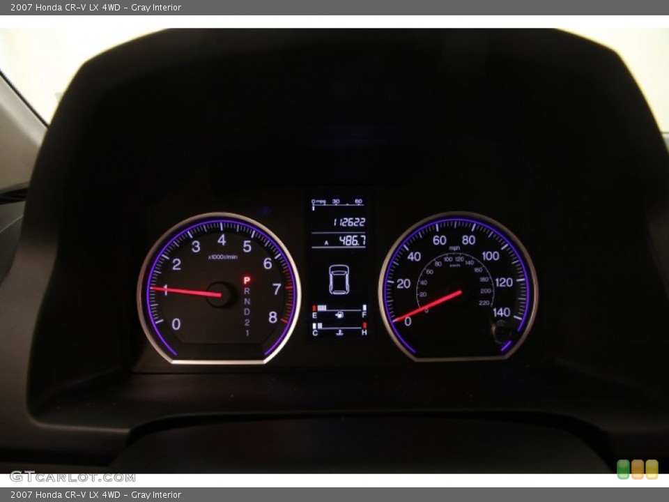 Gray Interior Gauges for the 2007 Honda CR-V LX 4WD #96847499