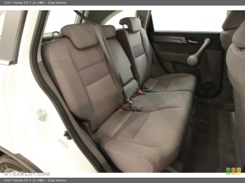 Gray Interior Rear Seat for the 2007 Honda CR-V LX 4WD #96847526