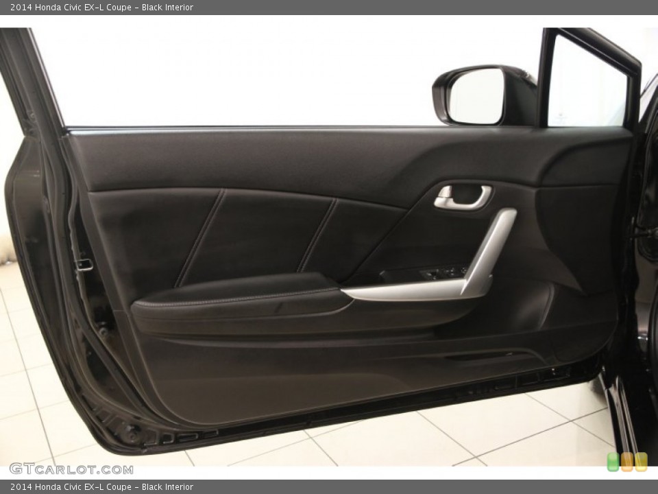 Black Interior Door Panel for the 2014 Honda Civic EX-L Coupe #96847724