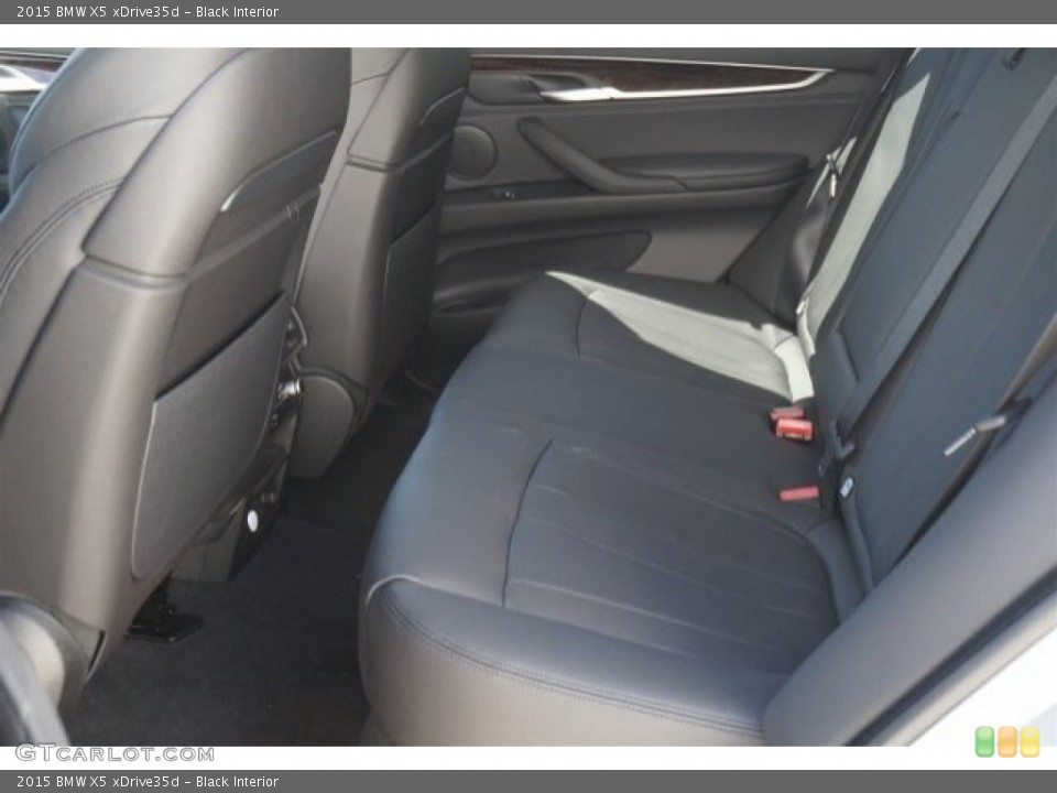 Black Interior Rear Seat for the 2015 BMW X5 xDrive35d #96852395