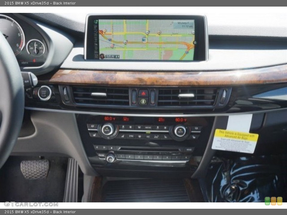 Black Interior Navigation for the 2015 BMW X5 xDrive35d #96852459