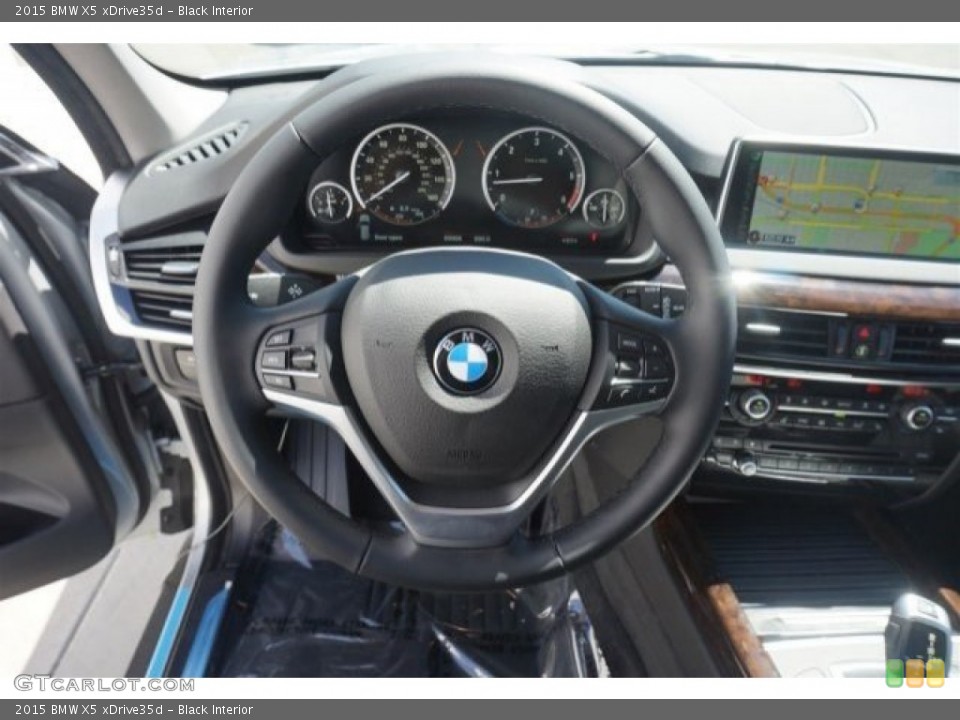 Black Interior Steering Wheel for the 2015 BMW X5 xDrive35d #96852481