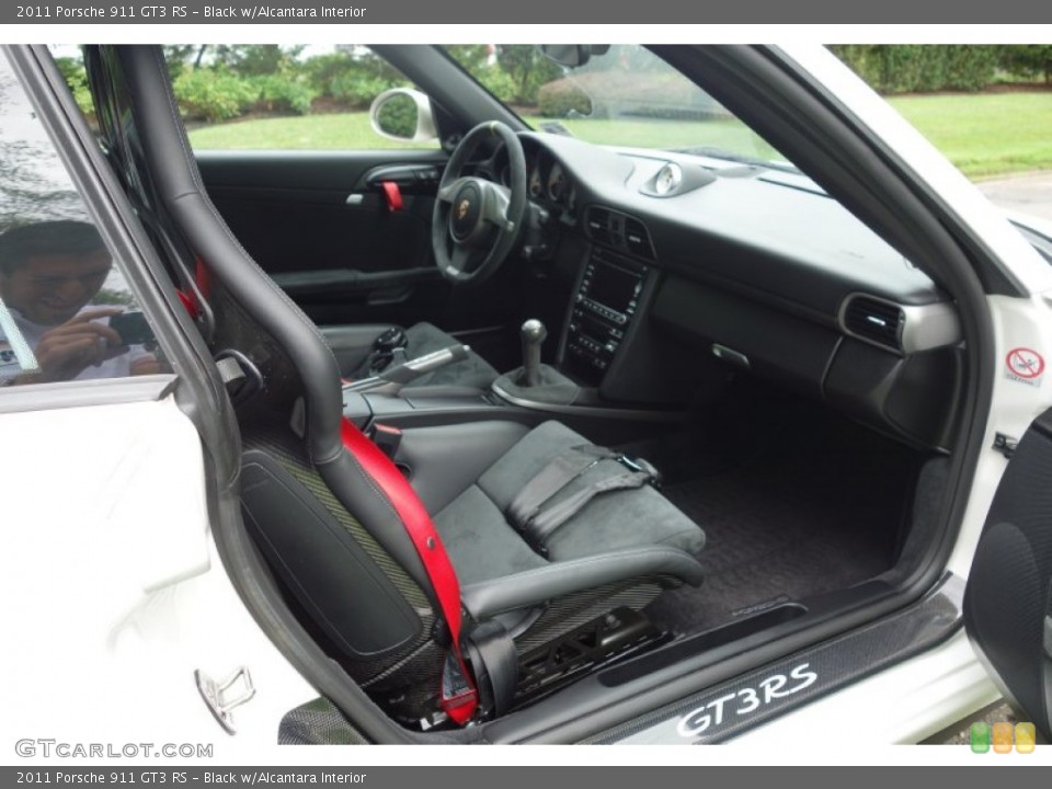 Black w/Alcantara Interior Front Seat for the 2011 Porsche 911 GT3 RS #96860558