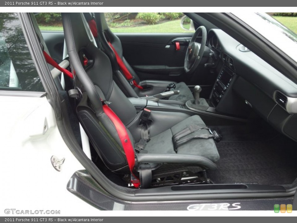 Black w/Alcantara Interior Front Seat for the 2011 Porsche 911 GT3 RS #96860582