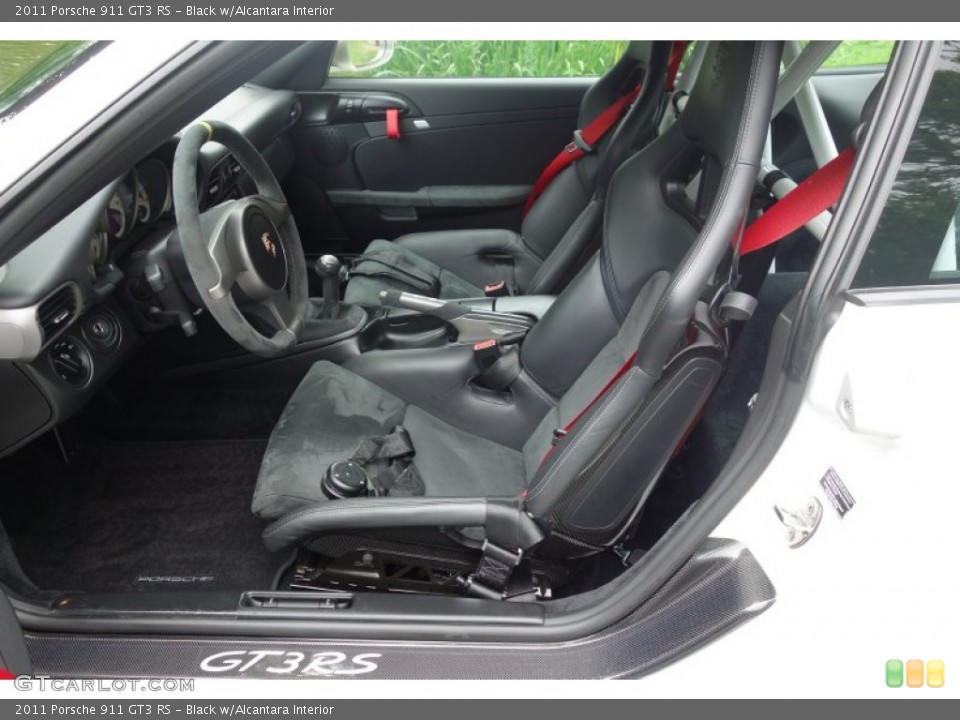 Black w/Alcantara Interior Front Seat for the 2011 Porsche 911 GT3 RS #96860663