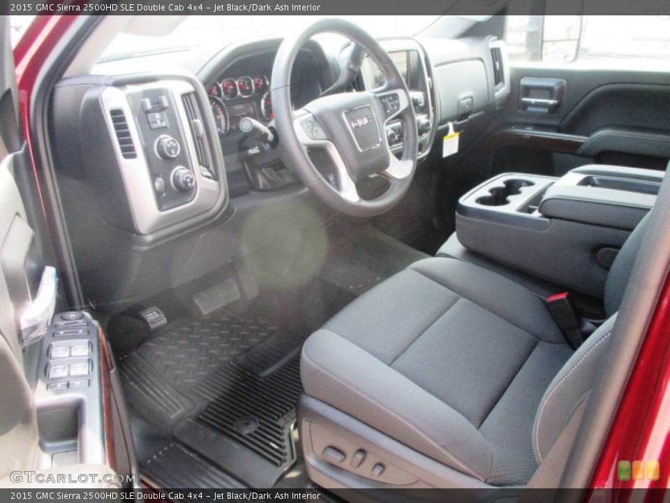 Jet Black/Dark Ash Interior Photo for the 2015 GMC Sierra 2500HD SLE Double Cab 4x4 #96867098