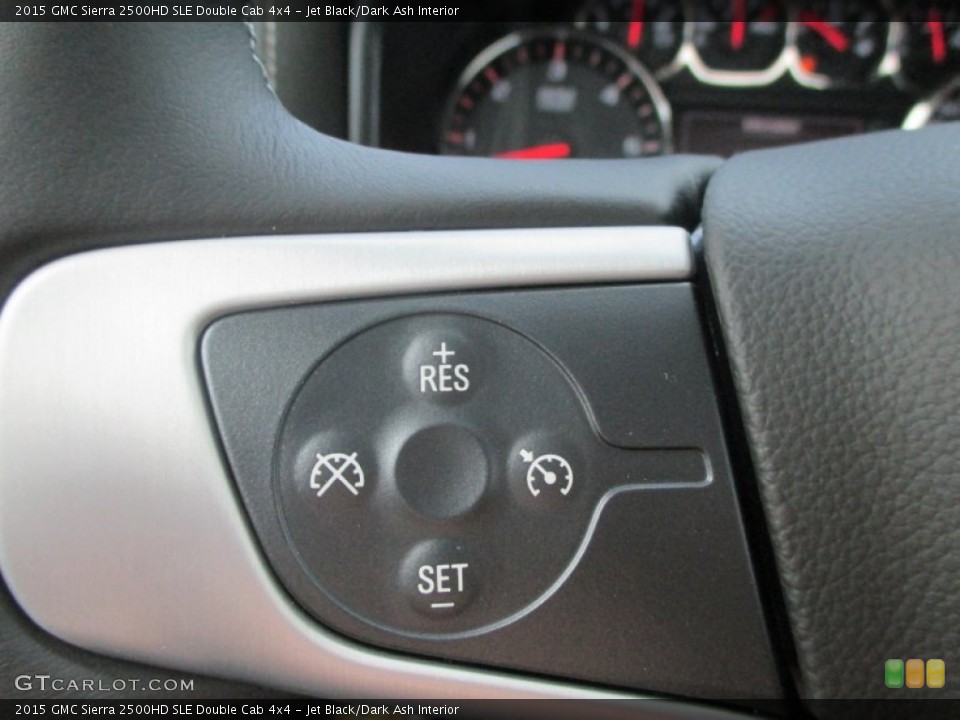 Jet Black/Dark Ash Interior Controls for the 2015 GMC Sierra 2500HD SLE Double Cab 4x4 #96867146