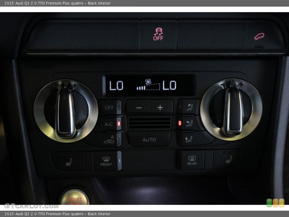 Black Interior Controls for the 2015 Audi Q3 2.0 TFSI Premium Plus quattro #96872510