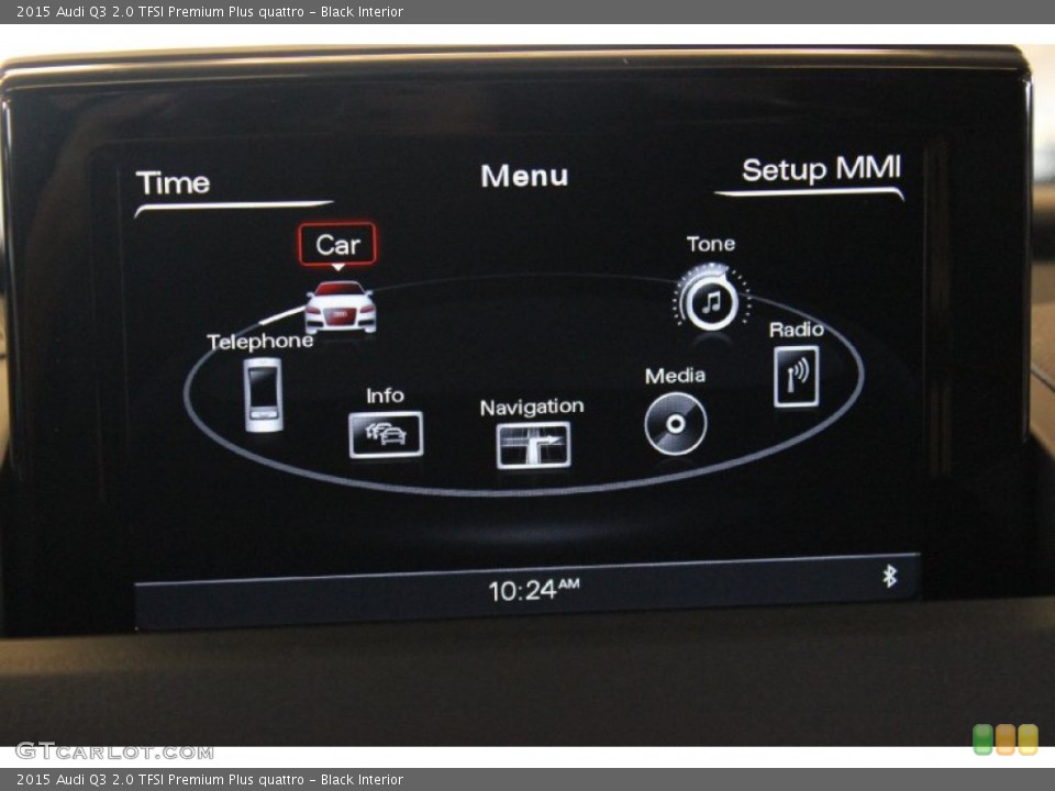 Black Interior Controls for the 2015 Audi Q3 2.0 TFSI Premium Plus quattro #96872642