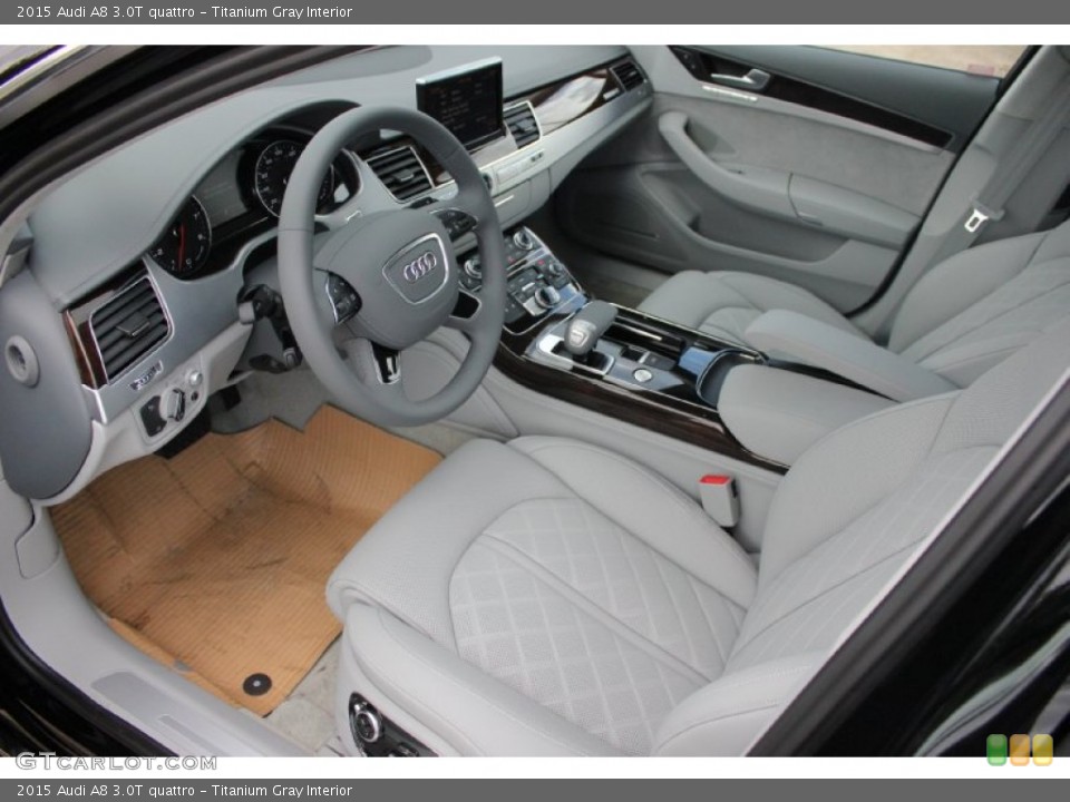 Titanium Gray Interior Photo for the 2015 Audi A8 3.0T quattro #96873884
