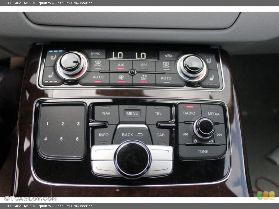 Titanium Gray Interior Controls for the 2015 Audi A8 3.0T quattro #96874004