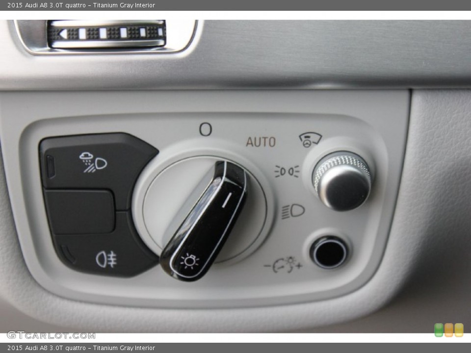 Titanium Gray Interior Controls for the 2015 Audi A8 3.0T quattro #96874259