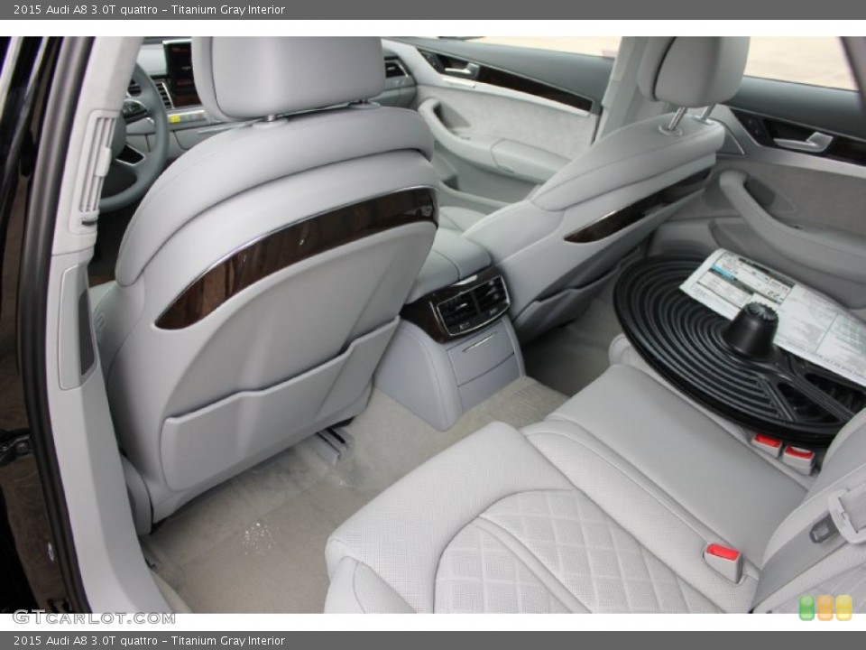 Titanium Gray Interior Rear Seat for the 2015 Audi A8 3.0T quattro #96874316
