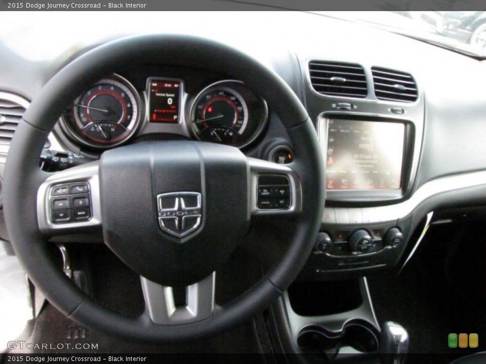 Black Interior Steering Wheel for the 2015 Dodge Journey Crossroad #96874352