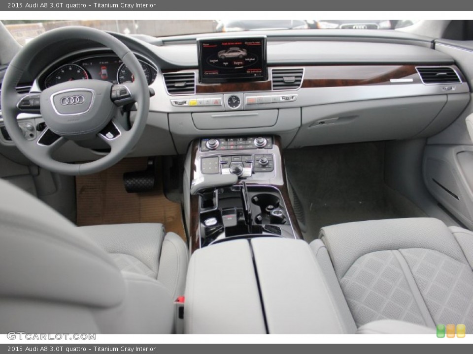 Titanium Gray Interior Dashboard for the 2015 Audi A8 3.0T quattro #96874358