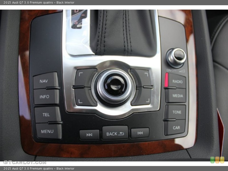 Black Interior Controls for the 2015 Audi Q7 3.0 Premium quattro #96875603