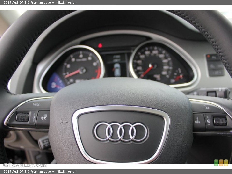 Black Interior Controls for the 2015 Audi Q7 3.0 Premium quattro #96875684