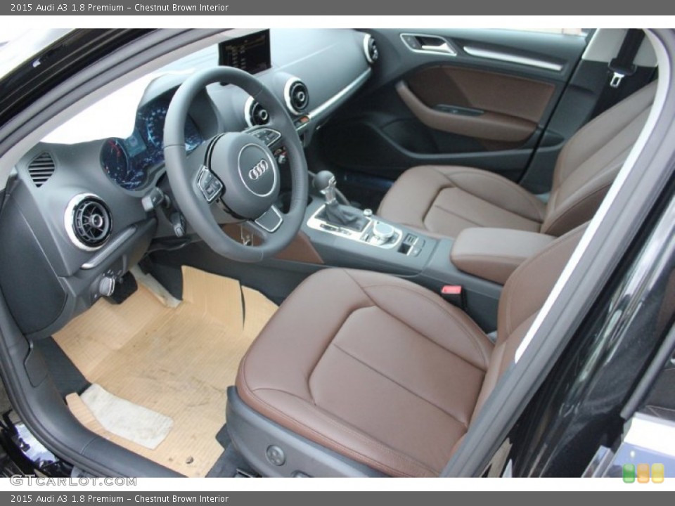 Chestnut Brown Interior Photo for the 2015 Audi A3 1.8 Premium #96877016