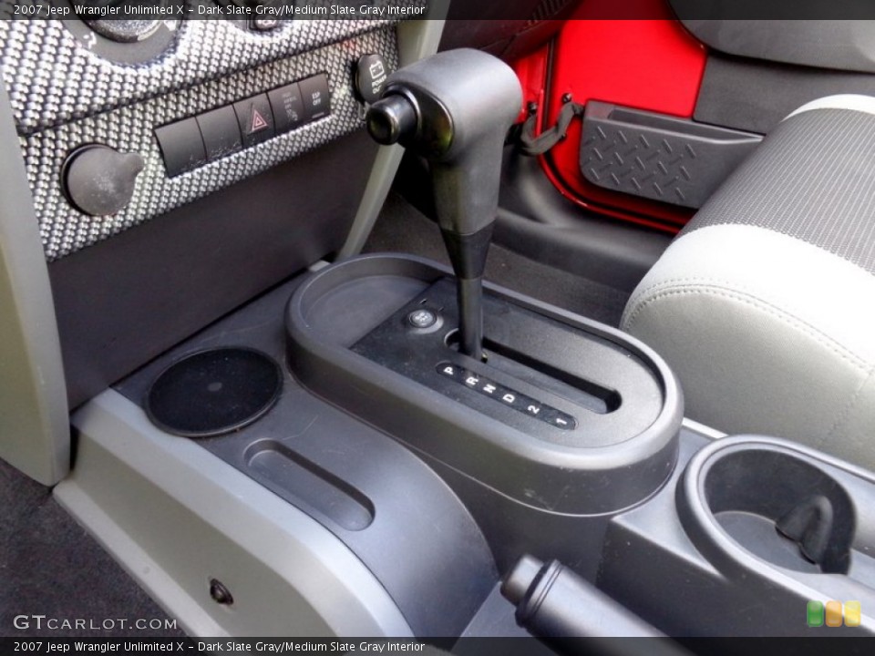 Dark Slate Gray/Medium Slate Gray Interior Transmission for the 2007 Jeep Wrangler Unlimited X #96877718