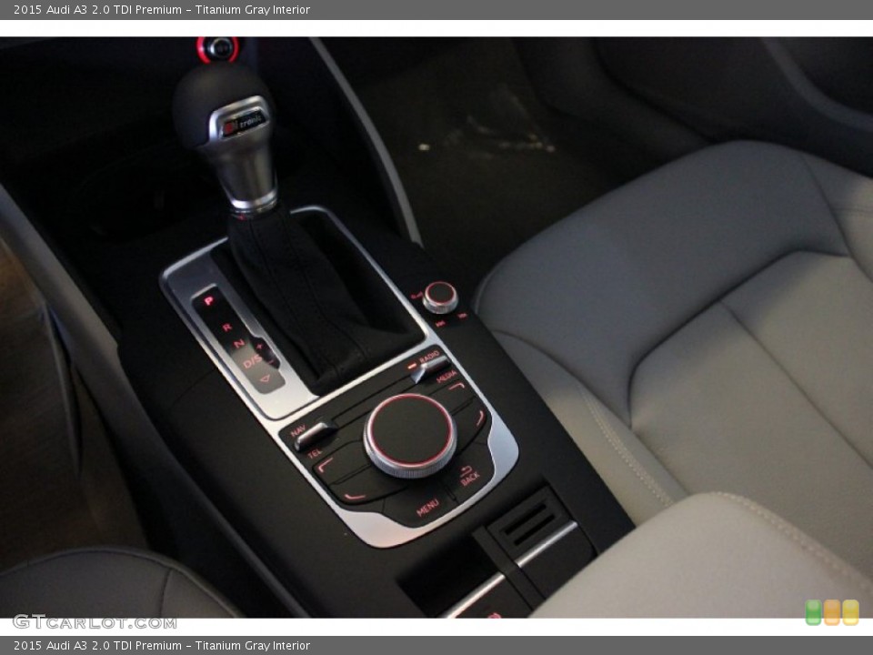 Titanium Gray Interior Controls for the 2015 Audi A3 2.0 TDI Premium #96889636