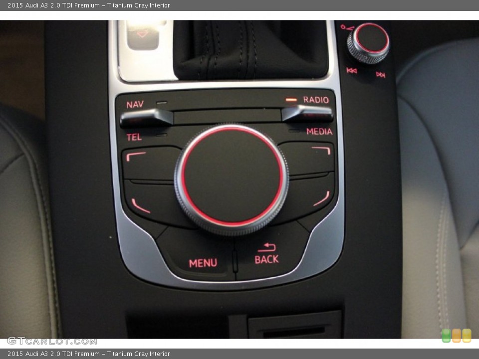 Titanium Gray Interior Controls for the 2015 Audi A3 2.0 TDI Premium #96889666