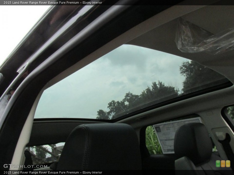 Ebony Interior Sunroof for the 2015 Land Rover Range Rover Evoque Pure Premium #96889855