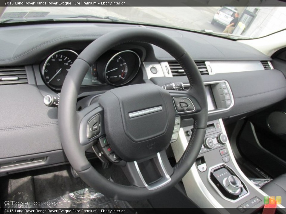 Ebony Interior Dashboard for the 2015 Land Rover Range Rover Evoque Pure Premium #96889915