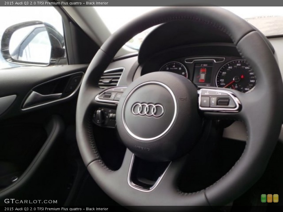 Black Interior Steering Wheel for the 2015 Audi Q3 2.0 TFSI Premium Plus quattro #96891064