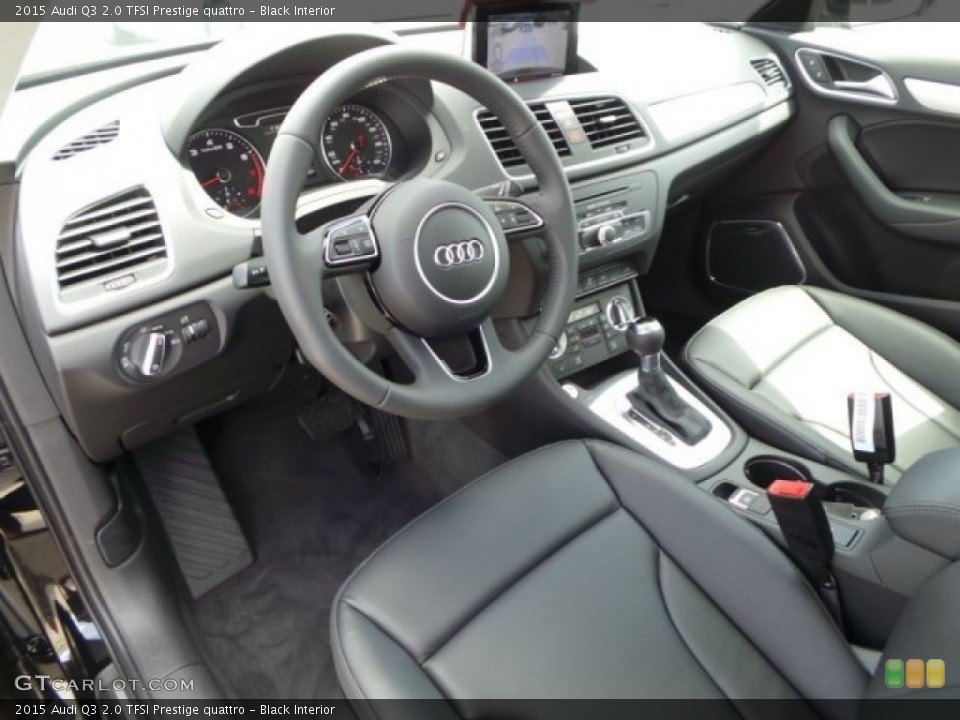 Black Interior Photo for the 2015 Audi Q3 2.0 TFSI Prestige quattro #96891445