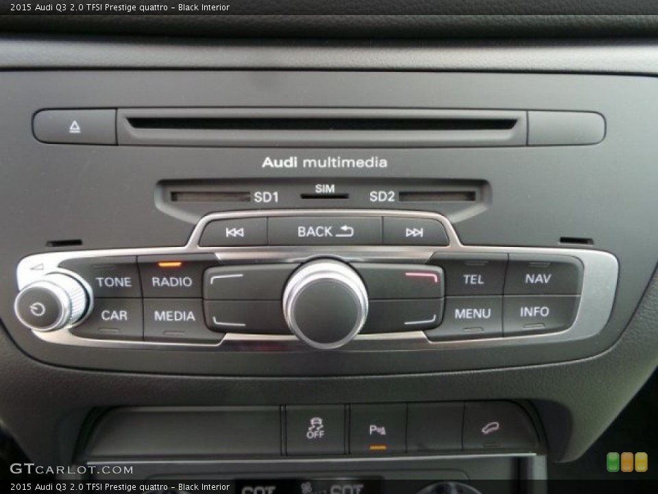 Black Interior Audio System for the 2015 Audi Q3 2.0 TFSI Prestige quattro #96891643