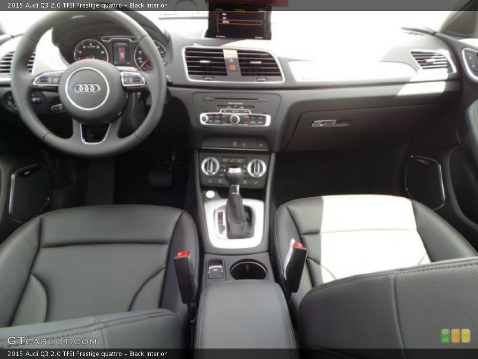 Black Interior Dashboard for the 2015 Audi Q3 2.0 TFSI Prestige quattro #96891757