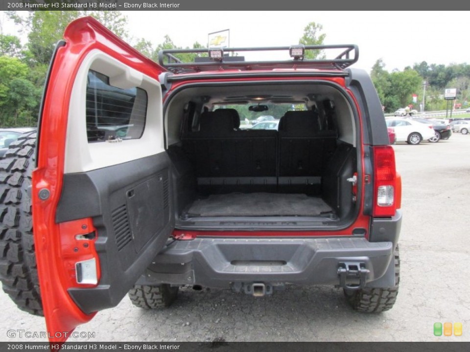 Ebony Black Interior Trunk for the 2008 Hummer H3  #96891976