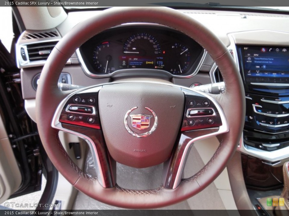 Shale/Brownstone Interior Steering Wheel for the 2015 Cadillac SRX Luxury #96895342