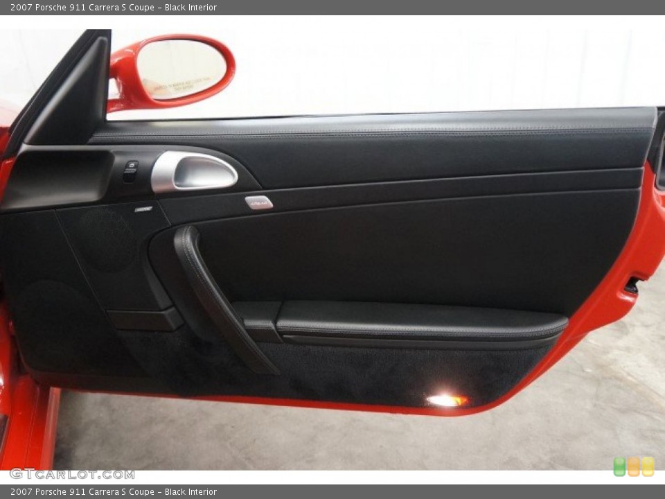 Black Interior Door Panel for the 2007 Porsche 911 Carrera S Coupe #96908674