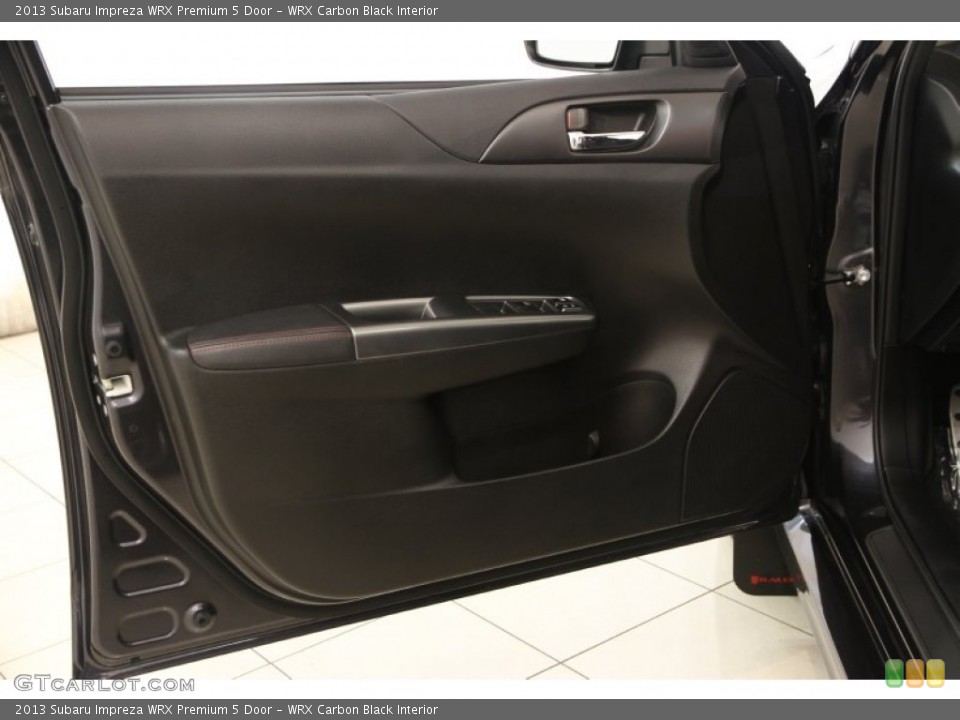 WRX Carbon Black Interior Door Panel for the 2013 Subaru Impreza WRX Premium 5 Door #96914215